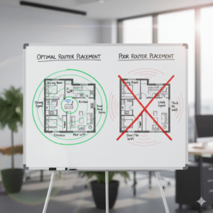 Optimal router placement