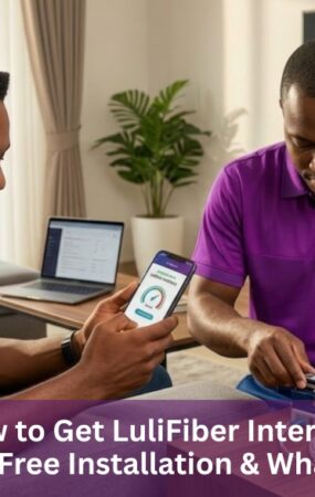 Lulifiber internet in home use