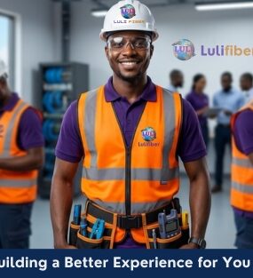 Lulifber technicians in action