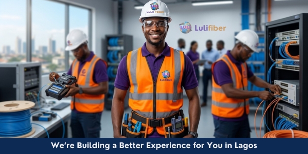 Lulifber technicians in action